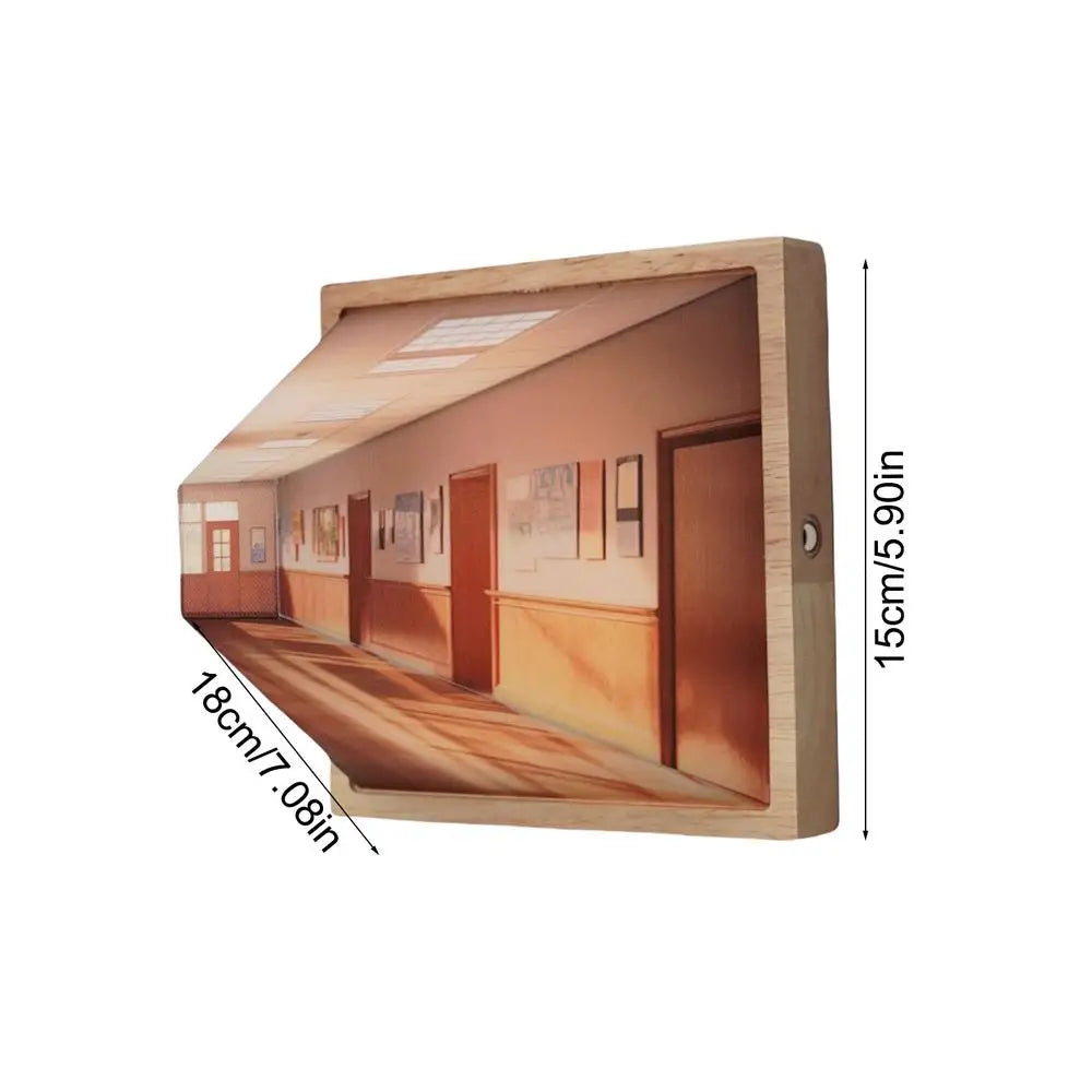 3D Vision Play Vägglampa Konst | Veska Klassrum
