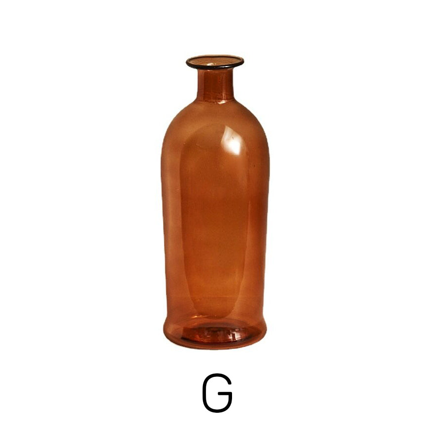 Amber Modern Glass Candle Holder | Veska G