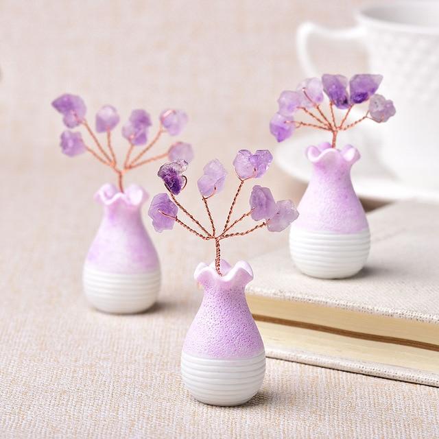Amethyst Crystal Gem Tree | Veska 60x25x25mm 5
