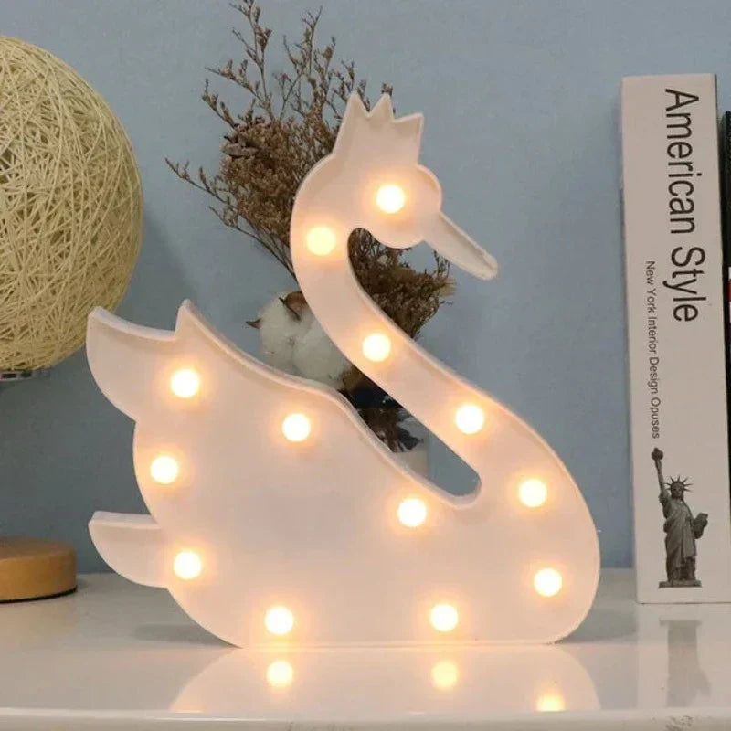 Animal Bordslampa | Veska Swan-Vit
