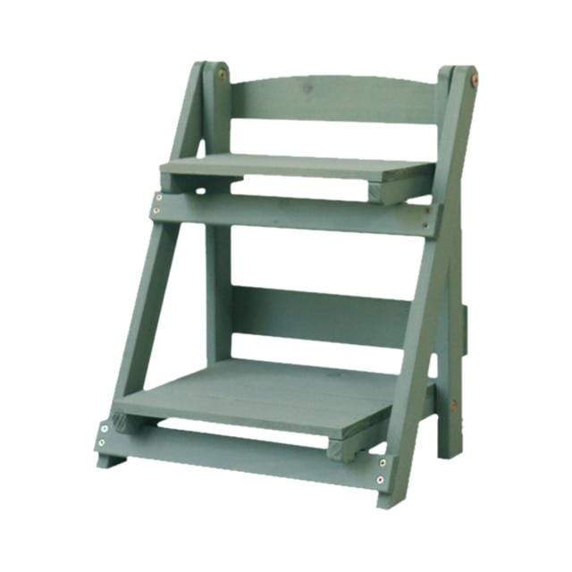 Archer Trä 2-Tier Hylla | Veska Grön