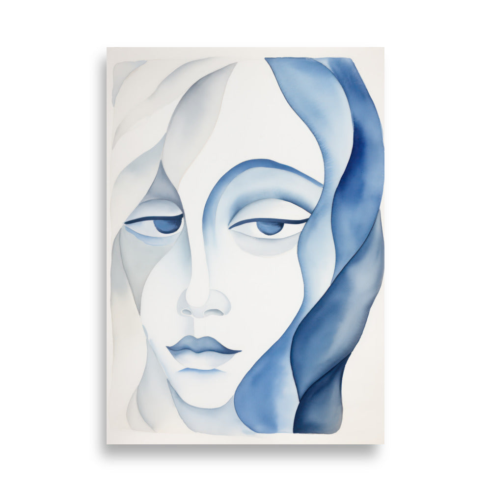 Blå Dam | Veska 70×100 cm