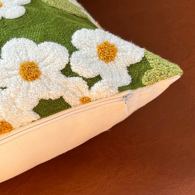 Blomsterträdgård Broderi Kuddöverdrag | Veska