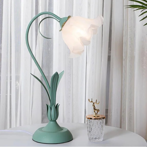 BloomBeam - Justerbar Retro Bordslampa | Veska Grön