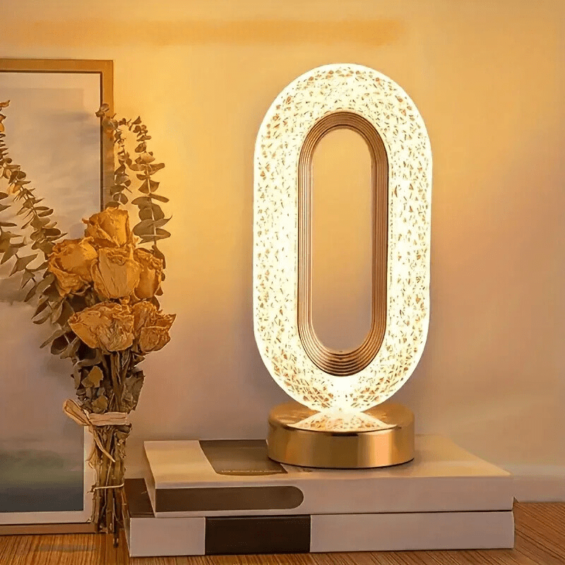 Bordslampa med justerbarhet och modern design | Veska