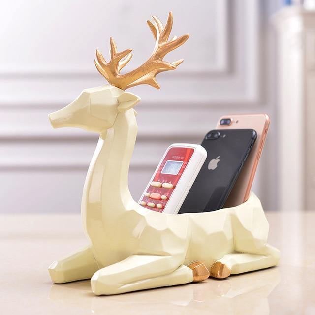 Deer Dekorativ Nyckelorganisator | Veska Gul