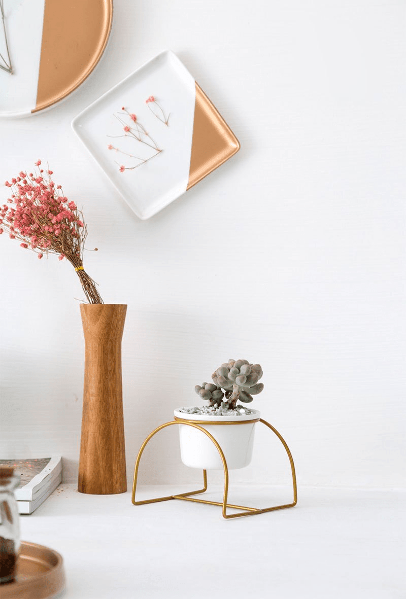 Elegant broplanter för ditt hem | Veska Guld