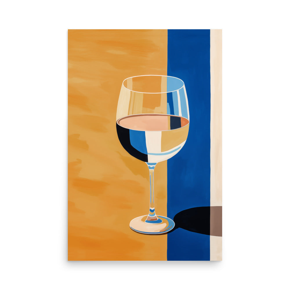 Ett glas vin | Veska 24″×36″