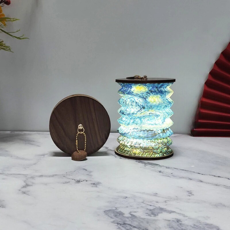 Fällbar LED skrivbordslampa med touchkontroll | Veska D