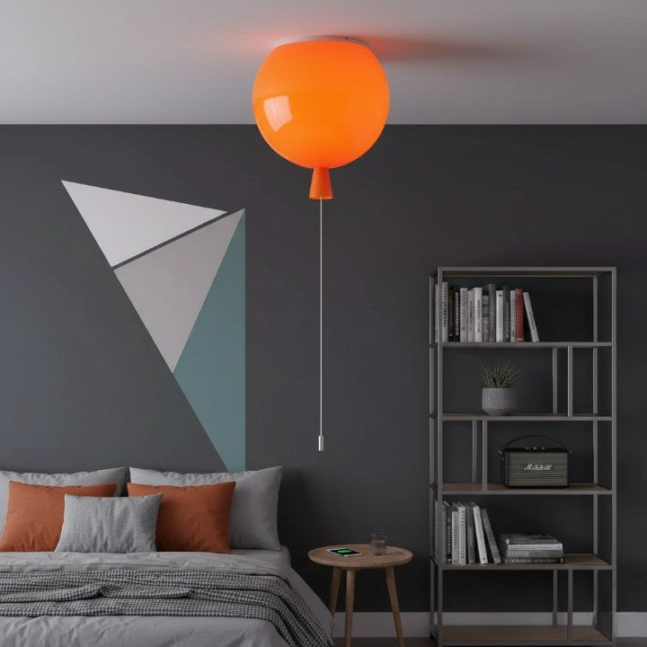 Färg Orbit Ballong Akryl Pendellampa | Veska Orange