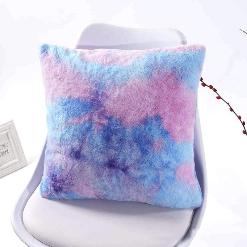 Färgglad Tie Dyed Kuddöverdrag | Veska 42x45cm 16.5"x17.7" Blå