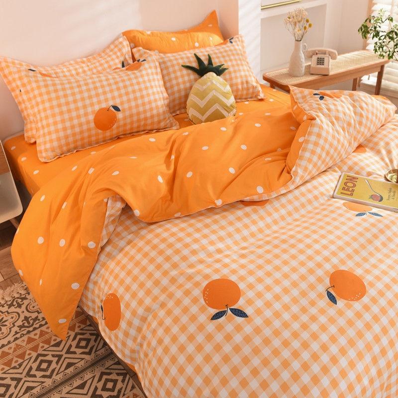 Fin Orange Duvet Set 4 delar | Veska