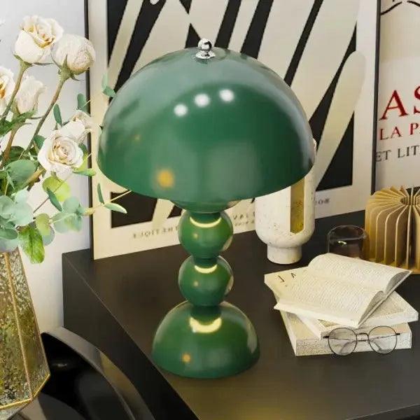 FlowerLume - Stilig Blommig Nordisk Bordslampa | Veska Grön