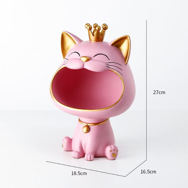 Fortune Kitty Staty Hem Förvaringsbox | Veska Rosa