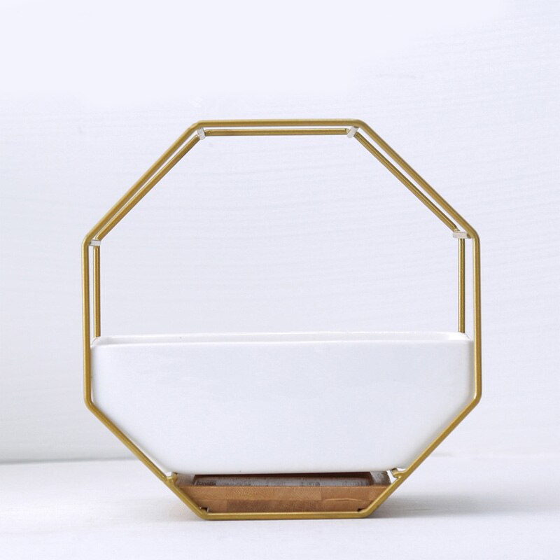 Geometrisk Vägg-hängande Veskaomkruka | Veska Guld