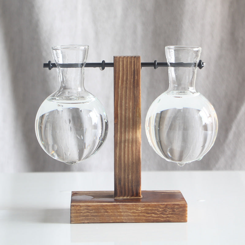 Glasvas i vintage-design | Veska Retro-T Dubbel Flaska