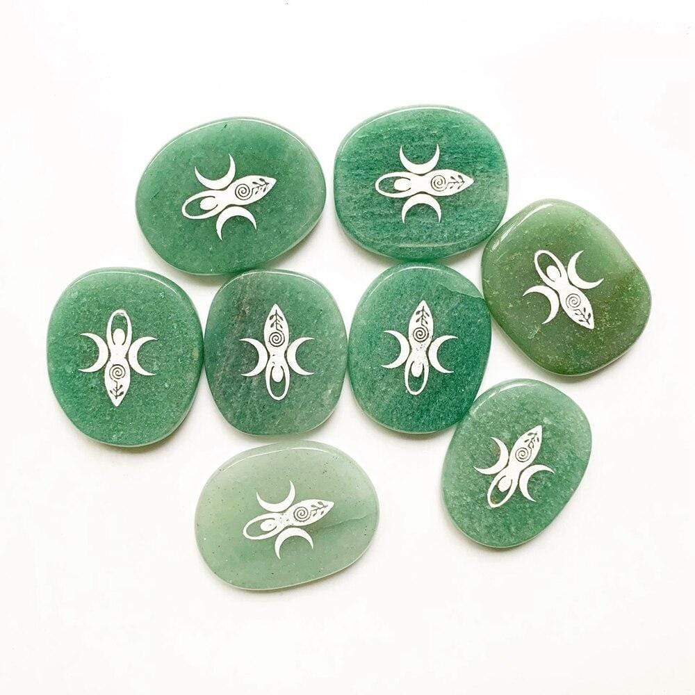 Grön Aventurine Gudinna Sten | Veska