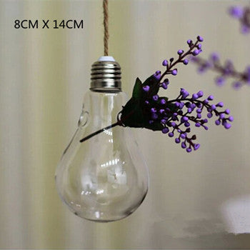 Hängande lampa glasvas | Veska c
