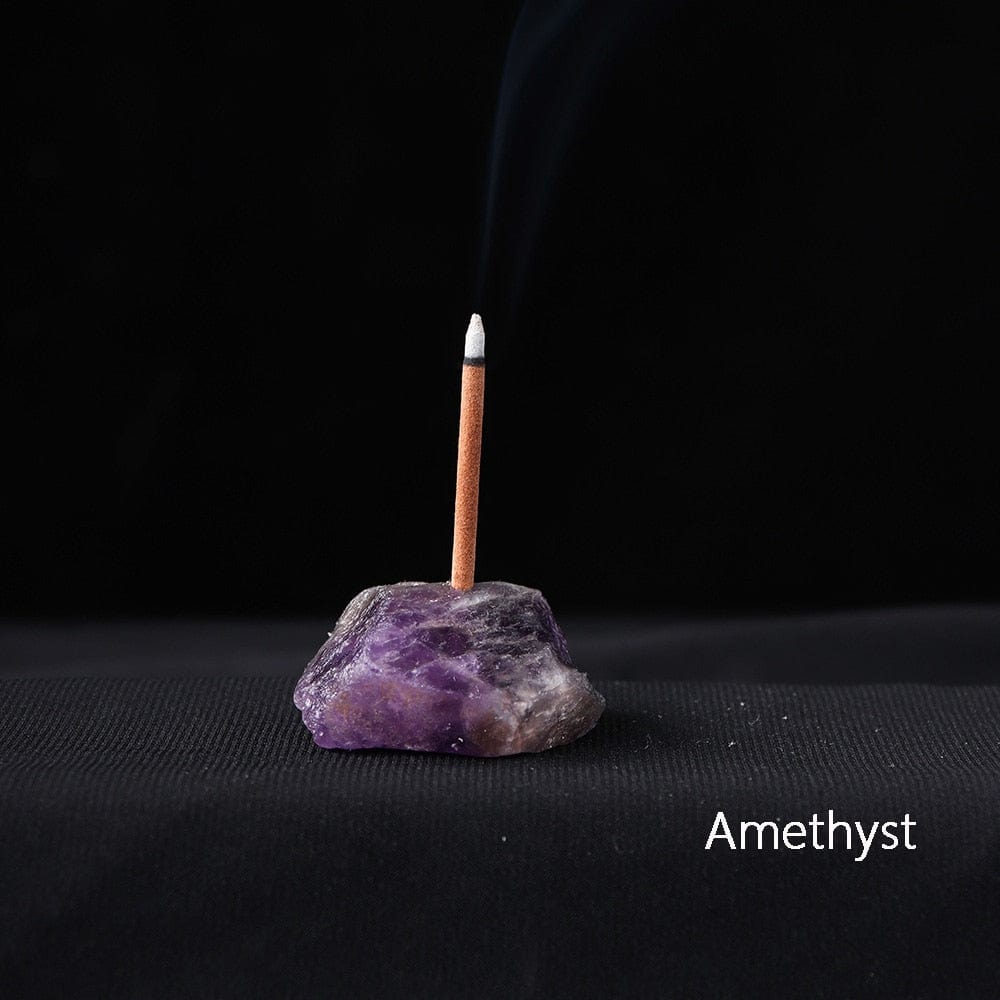 Healing Crystals Rökelsehållare | Veska Ametist