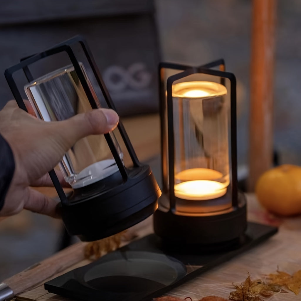 Japansk Stil LED Touch Bordslampa - ZenLight | Veska Svart Stil B