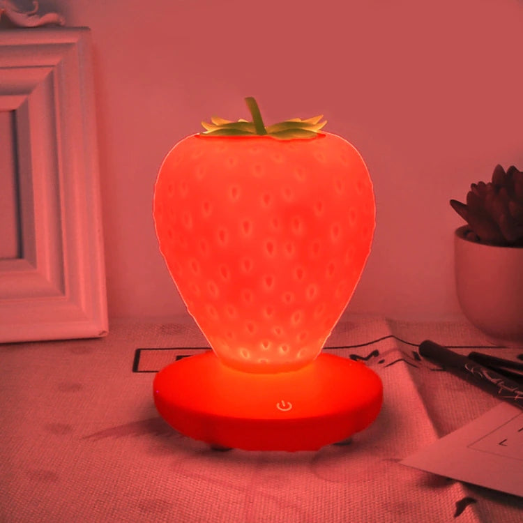 Jordgubbe Nattduksbord Lampa | Veska Rot