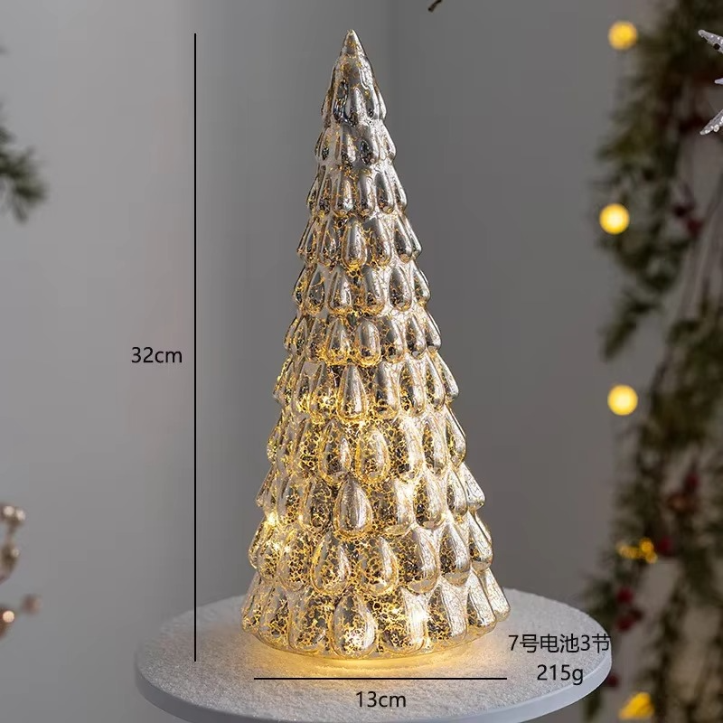 Jul Tids LED Frostad Glasträd Lampa | Veska 6