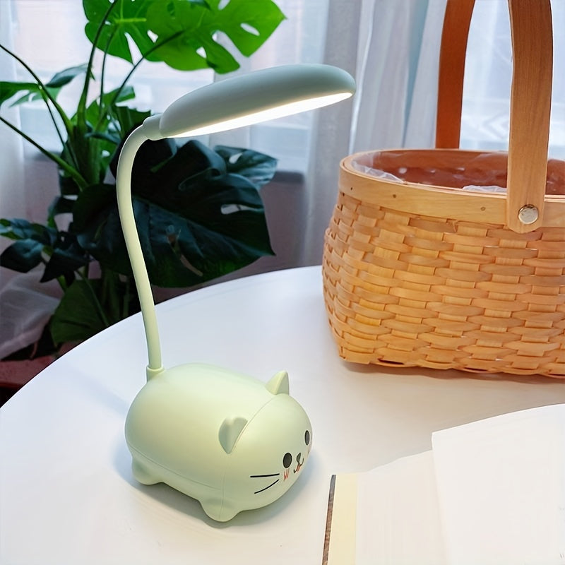 KatanaLight Lampa - Justerbar LED med USB-laddningsbar bordslampa Veska Grönsaker