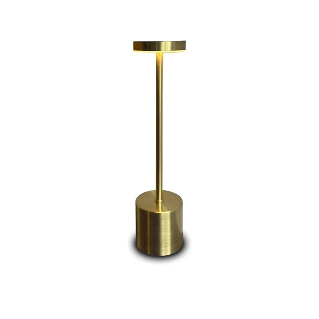 Klassisk trådlös lampa - Touch sensor LED skrivbordslampa med 3 justerbara färgtemperaturer | Veska Guld