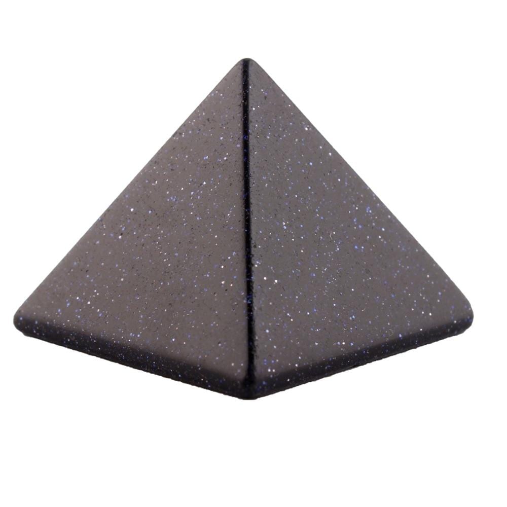 Kristallskuren pyramid | Veska Blå sandsten
