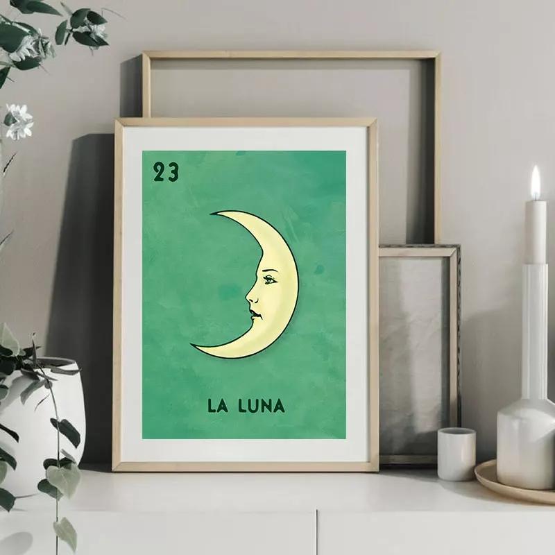 La Luna Canvas Väggkonst | Veska