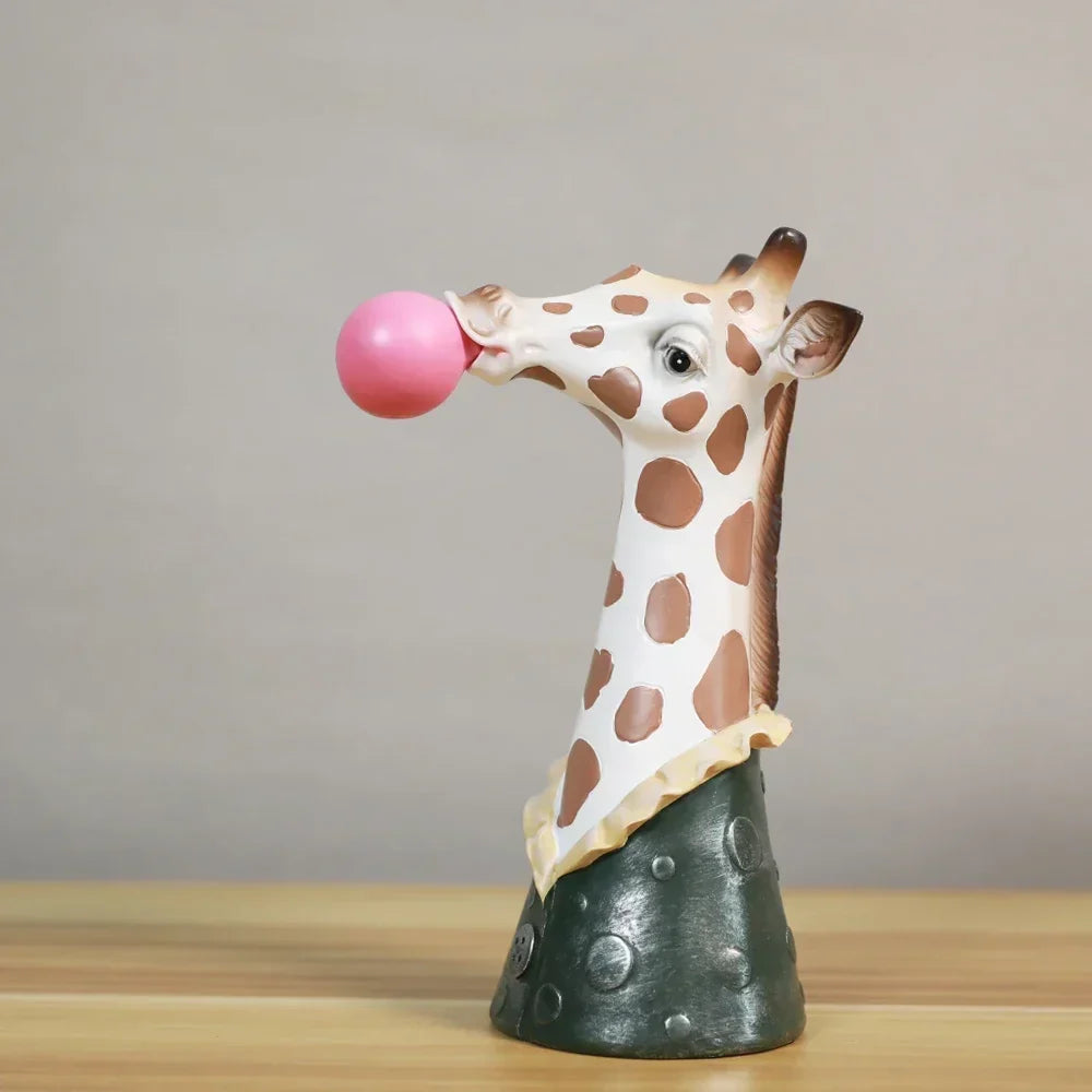 Lekfulla djurhuvudvaser | Veska Giraff