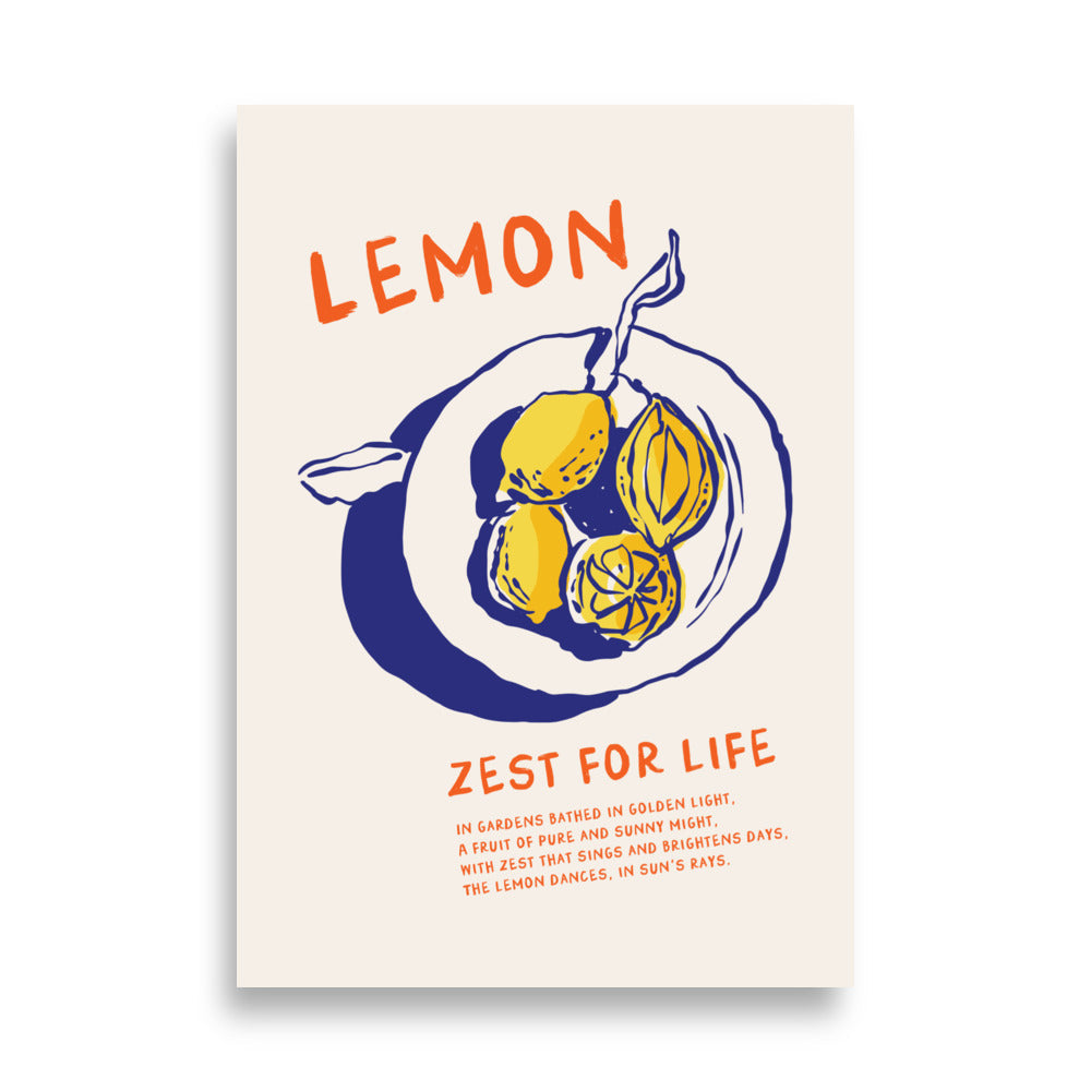 Lemon Zest for Life | Veska 70×100 cm