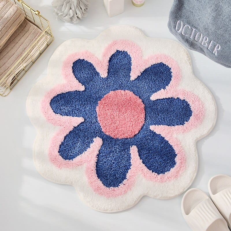 Lily Flower Badmatta | Veska Blå