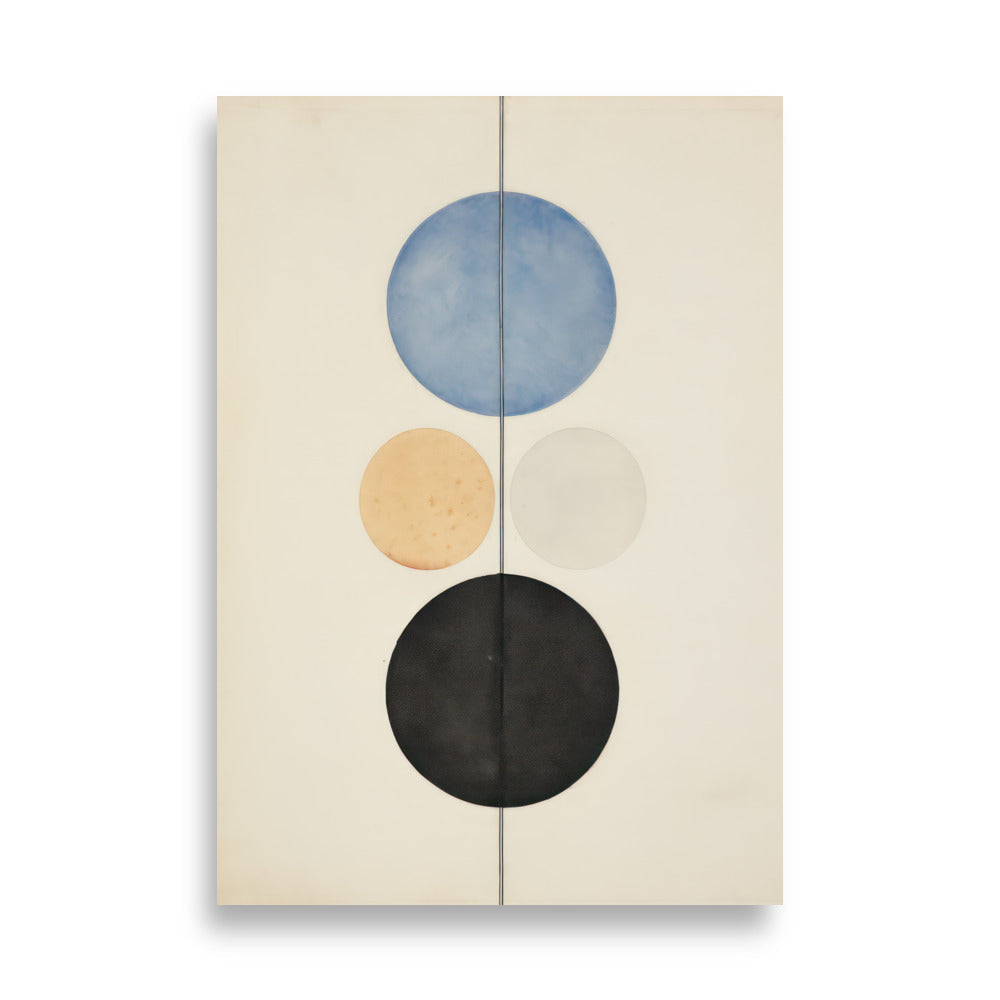 Lines & Dots Abstract 1 | Veska 70×100 cm