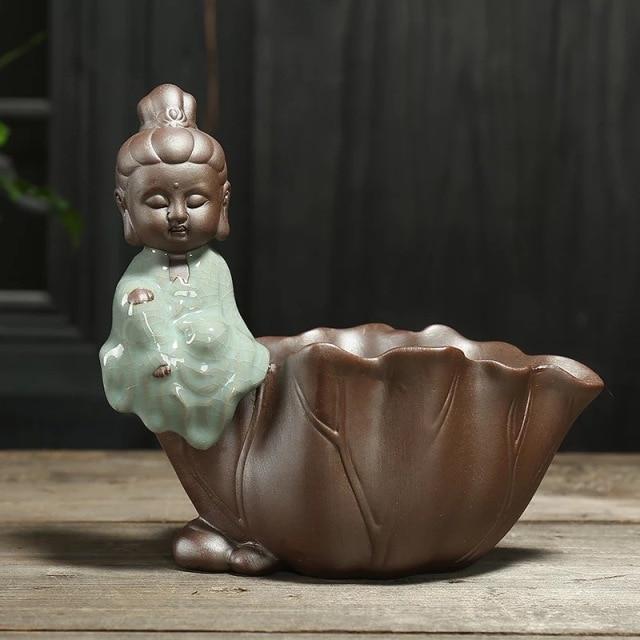 Little Monk Keramisk Blomkruka | Veska 15 Utan hål