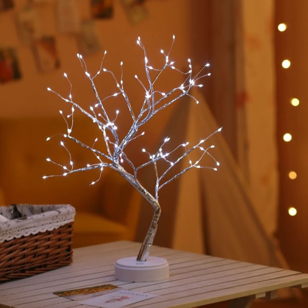Ljus Trä Bordslampa | Veska vit