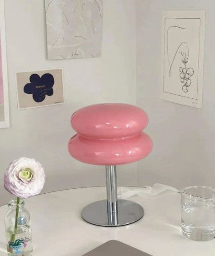 LueurRose – Retro Bordslampa med Dimbar LED och USB | Veska