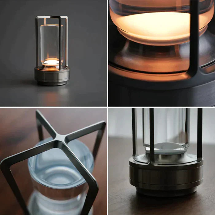 Luxe Crystal Bordslampa - LumiCrystal | Veska Silver