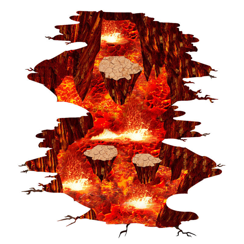 Magma 3D Väggdekal Heminredning | Veska