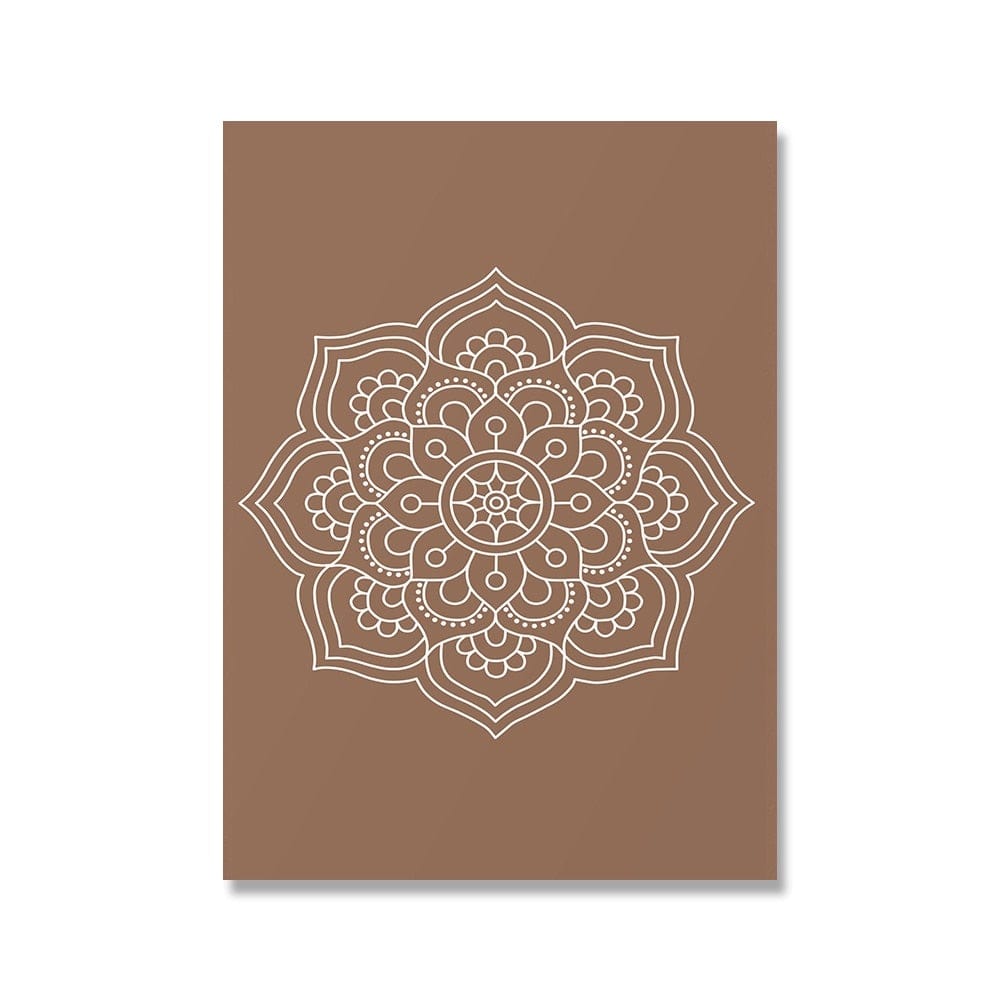 Mandala Buddha Lotus Canvas Affischer | Veska Mandala