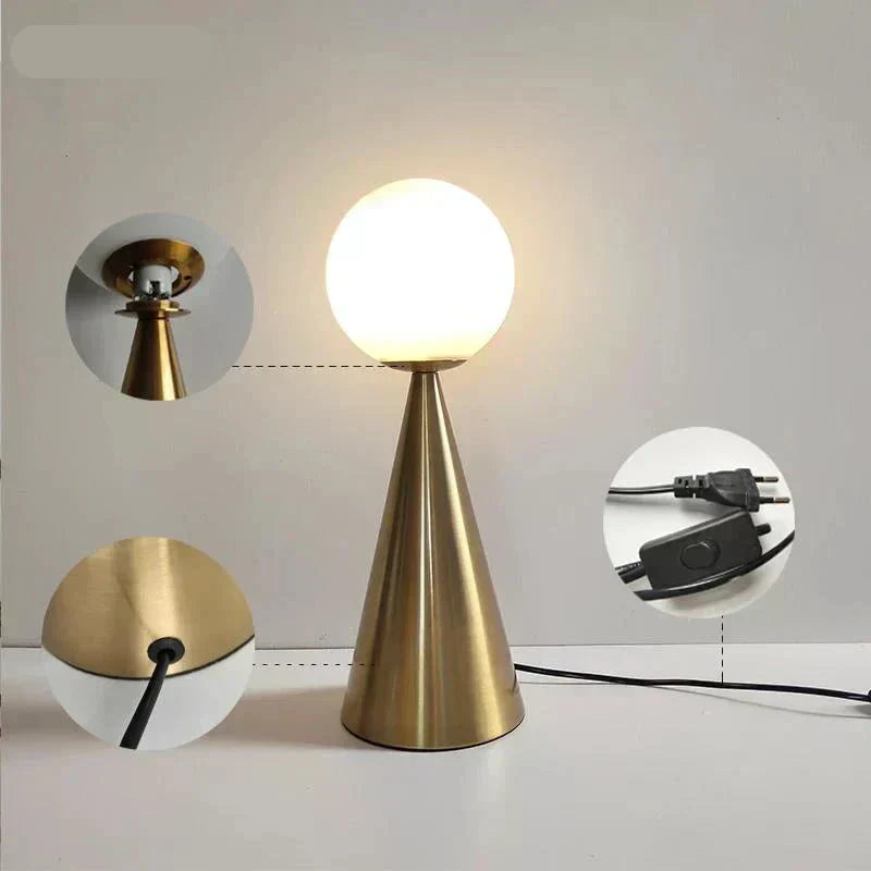 Modern bordslampa i lyxig stil | Veska