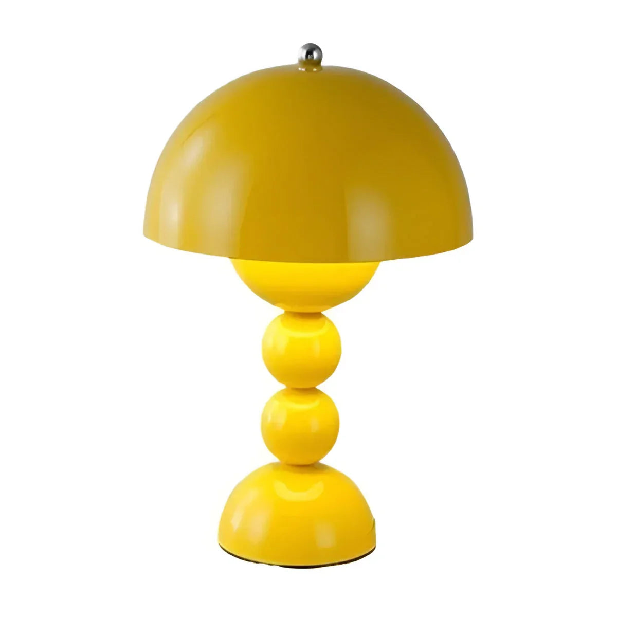 Modern Bordslampa i Skandinavisk Design med Guld Accenter | Veska Gul
