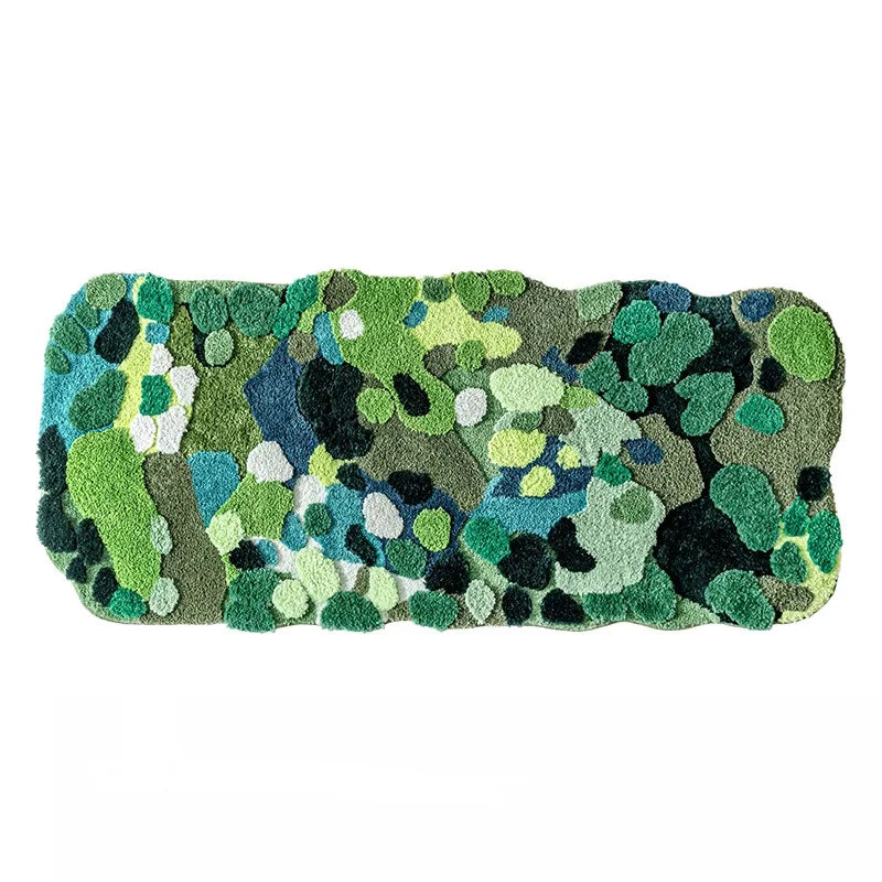 Moss Tufting Badrumsmatta | Veska Greedn 50x120cm