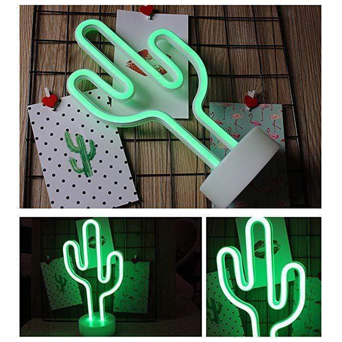 Neon Kaktus LED Lampa | Veska