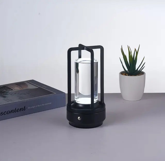 Nordisk Uppladdningsbar Lampa | Veska Svart