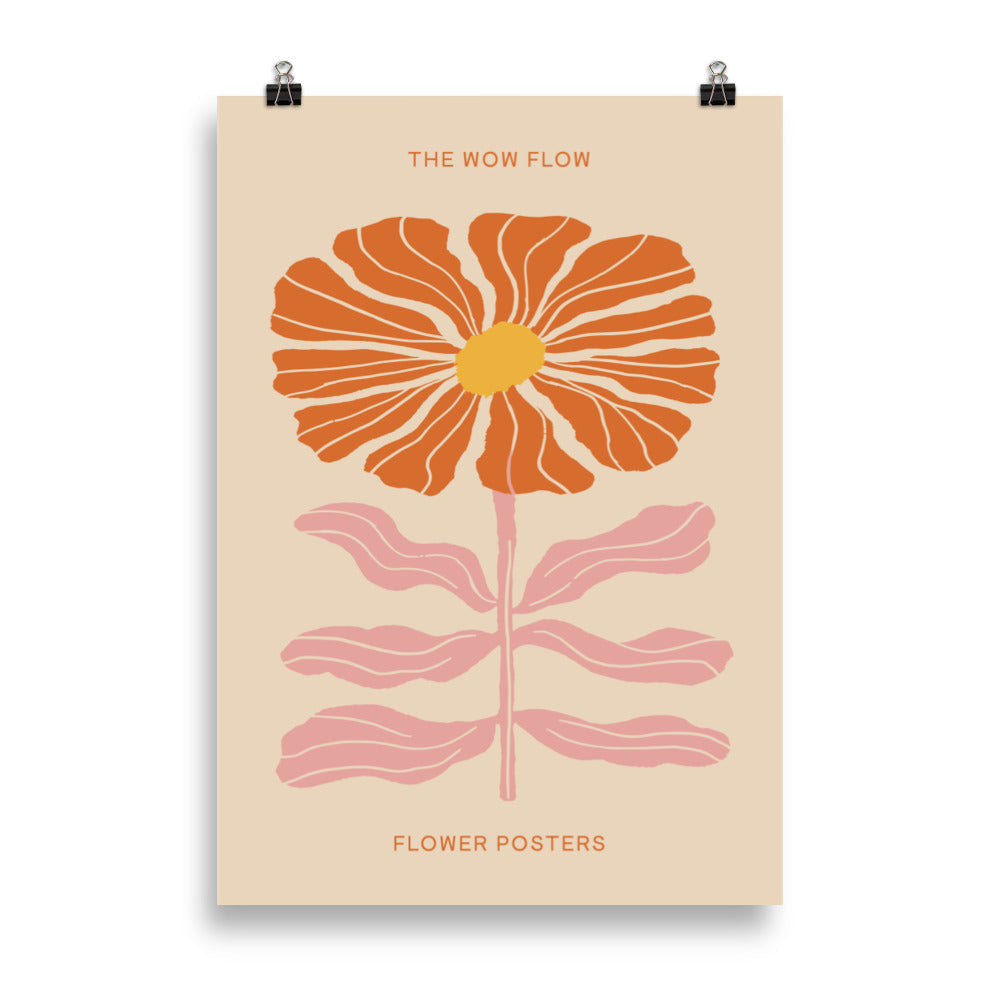 Orange Cosmos | Veska 70×100 cm