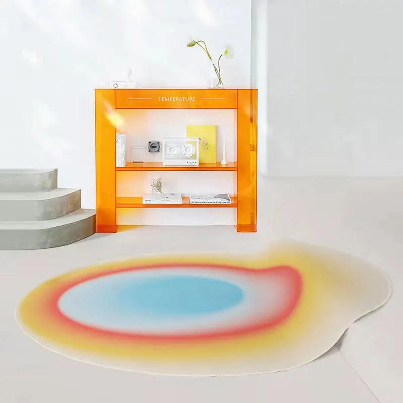 Oval Energy Rug | Veska Blå (center) till Gul