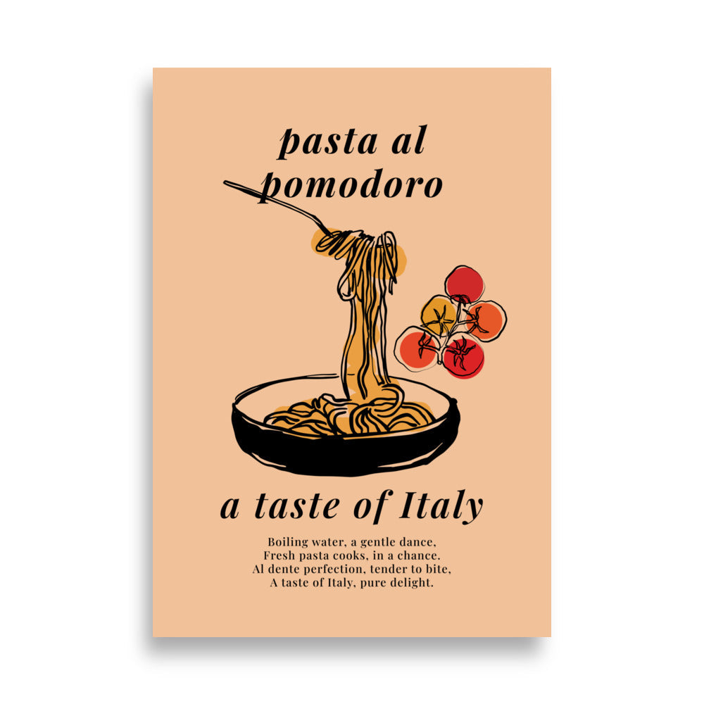 Pasta Al Pomodoro | Veska 70×100 cm