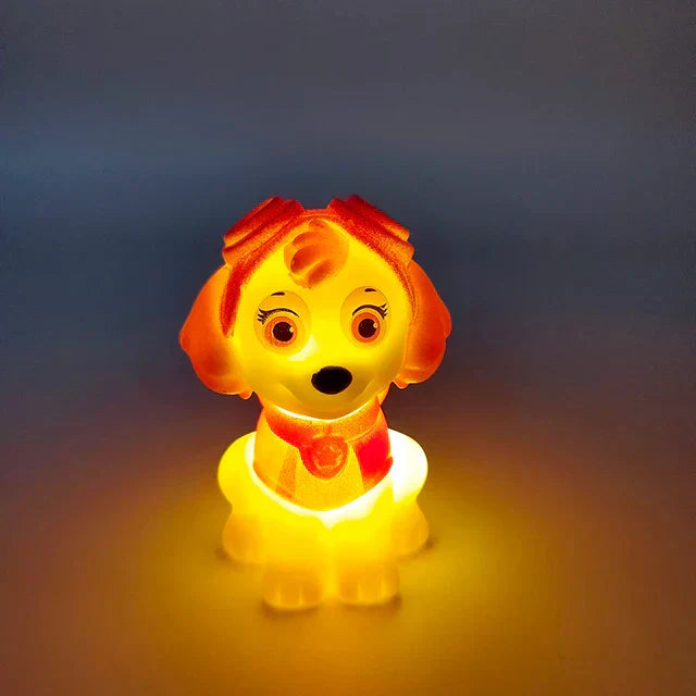 Paw Patrol Nattlampa - 3D Bordslampa för Barn, Kreativ Födelsedagspresent | Veska