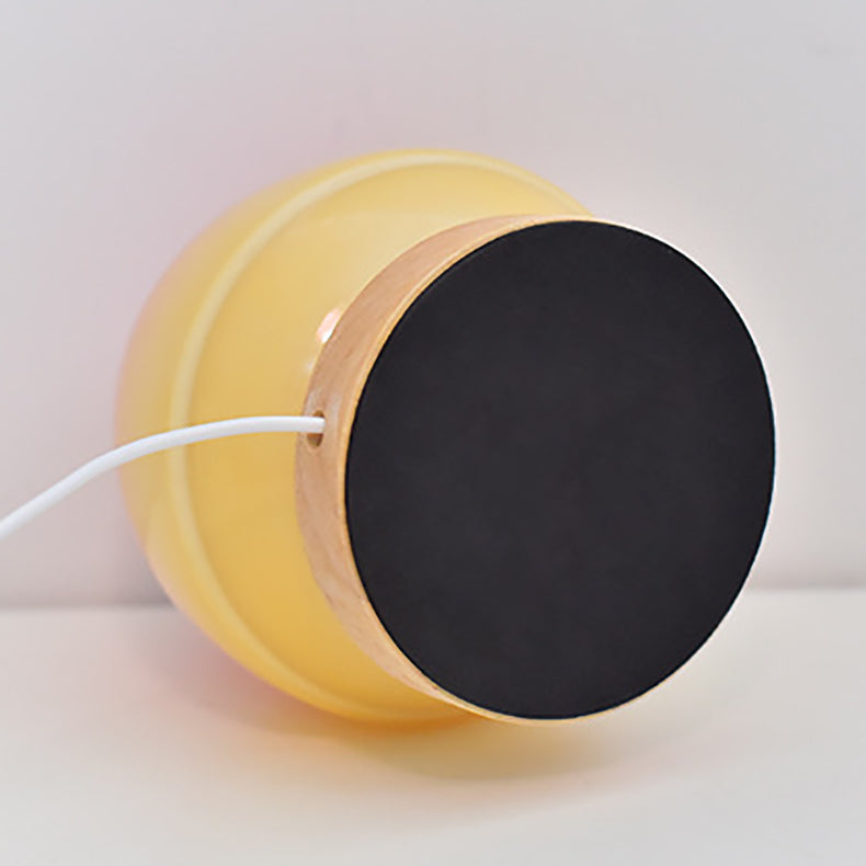 Persikoglasbordslampa | Veska
